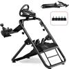 GTPLAYER Sim Racing Supporto per volante per G920 G29 G25 G27 G923 T300RS con supporto per leva del cambio, regolabile in altezza e angolazione