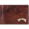 Billabong Arch Leather Wallet, Accessorio da Viaggio-Custodia per passaporto Uomo, Cioccolato, Taglia Unica
