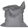SXBCyan Retangular Piscina Galleggiante Pouf Pouf Copertura No Filler Impermeabile Spiaggia Cuscino sac Salon Divano Letto Chaise Lounge (Color : Light Grey, Size : 100x130cm-cover)