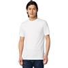 BOSS Hugo Boss T-Shirt Girocollo a Maniche Corte da Uomo Tiburt, Bianco/Bianco, L