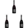 Contadi Castaldi Rosé - Franciacorta DOCG - Uve Chardonnay, Pinot Nero - 750ml (Confezione da 3)