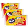 Tuc Cracker, Gusto Pomodoro e Grana Padano DOP, Cotto al Forno con Grano 100% Italiano, 250g (Confezione da 3)