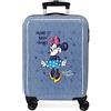 Disney Minnie Make it Rain Bows Valigia da cabina blu 38 x 55 x 20 cm Rigida ABS