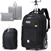 BAGZY Zaino da Viaggio easyJet 2 in 1 Con 2 Ruote, Trolley Porta PC 15,6 Pollici per Uomo e Donna, Bagaglio a Mano Con Rotelle per Scuola e Viaggi