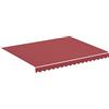 vidaXL Tessuto di Ricambio per Tenda da Sole Rosso Borgogna 3x2,5 m