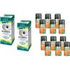 COPYR | Kenyatrin Safe con Erogatore ZZ Paff: Insetticida Pronto all'Uso Contro Insetti Volanti, Mosche e zanzare - Kit 12 Bombole 250ml,2 Erogatori Automatici e Batterie Alkaline (12)