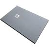 SOLIDSTONE Piatto doccia in marmoresina tutto pieno H 2,8cm Grigio Cemento (80x100)