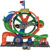 Hot Wheels City - Ruota Panoramica, playset con pista circolare attivabile con l