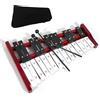 Wiedaziwy Glockenspiel Xilofono in legno a 25 note, Strumenti musicali per bambini e adulti, con 2 bacchette e borsa per il trasporto, Percussioni a mano in legno e alluminio