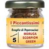 I Piccantissimi - M. SCORPION GREEN peperoncino piccantissimo in vasetto da (13 gr) Scaglie di Peperoncino a lunga conservazione coltivato con rispetto in Italia (1.200.000 SHU)