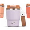ECOROOTS Everegreen - Thermos Caffè 360 ml | Tazza Termica Antigoccia | Senza BPA | Bicchiere Termico per Caffè | Acciaio Inox | Travel Mug Bevande Calde e Fredde | Tazza da Asporto (LILLA LAVANDA)