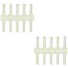 FISIYINDZ 10 coltelli di ricambio in plastica, 14 cm, in plastica, per tagliaerba con lama intercambiabile