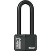 ABUS Lucchetto a Ganascia Granit 37RK/70HB100 Arco Alto, Acciaio Temprato, Protezione Corrosione, Cilindro a Dischi, 45091