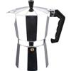 San Ignacio 3 Tazze Caffettiera 3T Alu Bolonia, SG, Alluminio, Argento