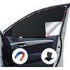 XCBYT Parasole Laterale per Auto 2 Pezzi, Magnetica Tendine Oscuranti Auto, Tendina Parasole Bambini, Oscuramento e Protezione UV Privacy
