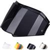 JQF Gear Visiera Casco per FF900 Valiant 2,Sostituzione della Visiera della Lente del Casco del Parabrezza del Motociclo per Il Casco Integrale (Nero)