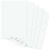 Franken carta F2120 Flipchart, 5 Blocks X 20 fogli Pagine bianche bianco