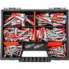 Befestigungstechnik Gramsch Fischer DuoPower - Set di tasselli + viti con punte, 162 pezzi, tasselli in diverse misure, 25 pezzi 5 x 25 mm + 40 pezzi 6 x 30 mm + 15 pezzi 8 x 40 mm + viti tasselli universali