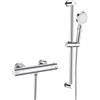 Bevankly Colonna Doccia con Miscelatore Termostatico, Bevankly Miscelatore Termostatico per Doccia Cromo, Asta da 635 mm