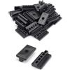 HUANR Clip per Decking Composito, 200 Pezzi a Forma di T WPC-Clips, 6 mm Clip a T per Pavimenti in Composito, Pavimento in Plastica con Morsetto per Falegnameria e Riparazioni di Terrazze
