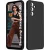 ISOI - Cover per Samsung Galaxy A34 5G, Custodia Morbida in Silicone Liquido, Protezione Completa Antiurto Ultra Sottile per il Corpo - Nero