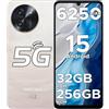 DOOGEE Note 59 Pro Smartphone 5G Android 15, 6.75 120Hz 32GB+256GB/TF 2TB Cellulari, T8200 Octa-Core Telefono Cellulare, 6250mAh/16MP+8MP/Fingerprint/Face ID/5G Dual SIM/Widevine L1/OTG/Tipo-C/NFC