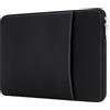 MicaYoung 16 Pollici Custodia Portatile Protettiva Borsa Porta PC Computer Notebook Sleeve Cover Compatibile con MacBook 16 Pollici M1 M2 Pro/Max A2141 A2485 (2019-2023), Nero