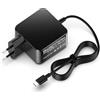 Jippofu 27W USB C Alimentatore Compatibile con Raspberry Pi 5 4GB 8GB/ Raspberry Pi 4 modello B, 5.1V 5A Caricatore Caricabatterie Tipo C Adattatore Universal Charger Power Supply Cavo 1.5m Nero