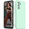ISOI - Cover per Samsung Galaxy A34 5G, Custodia Morbida in Silicone Liquido, Protezione Completa Antiurto Ultra Sottile per il Corpo - Menta Verde