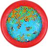 Musfunny Ocean Drum Wave Perla tamburo dolce del mare regalo musicale strumento musicale (rosso)