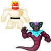Heroes of Goo Jit Zu Glow Shifters Versus Pack, Ultraglow Blazagon VS Shadowfang Viper. Due esclusivi giocattoli elastici e morbidi riempiti di gomo. (42619)