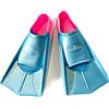 Swimz Pinne corte in silicone per allenamento - blu/rosa (4-5 Euro 37/38)