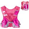Azarxis Zainetto da Corsa Zaino Catarifrangente Zaino Trail Running Gilet Running Zaino Idratazione per Uomo Donna (Fucsia)