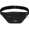 MOCOCITO Marsupio Uomo Donna,Marsupio Sportivo con 4 Zip Tasche,Marsupio Uomo Tracolla Piccolo Cintura Regolabile, Marsupio da Lavoro Impermeabile per Ciclismo Running Escursionismo Trekking Concerti
