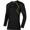LA SPORTIVA Maglia a Manica Lunga Wool 40 Aero, Black-Yellow, S
