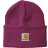 Carhartt Kids' Knit Beanie Watch Hat Berretto, Prugna Caspia Viola, 2-5T Bambine e Ragazze