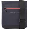 Tommy Hilfiger Borsa a Tracolla Uomo Th Ess Corp Mini Crossover Media, Blu (Space Blue), Taglia unica