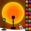 Mineup Sunset Lamp, Lampada Proiettore Tramonto, Rotazione di 180° a 16 colori, Proiettore Multicolore dimmerabile, Connessione USB, Lampada Tramonto per camera da letto, Fotografia, Feste