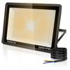 toobettp 200W Faretto LED, 20000LM Faretti LED da Esterno 3500K Bianco Caldo, Fari Led da Esterno Impermeabile IP66 per Giardino Cortile Garage Pareti
