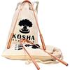 Kosha Ayurveda Nettalingua in rame - pulisci lingua rame | Miglior Rimedio per l'alito cattivo | Antimicrobico Previene Problemi di Igiene Orale | Manico flessibile per una presa comoda - Kosha Ayurveda (2)