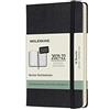 Moleskine 18 Monate Wochen Notizkalender Deutsch 2021/2022, Pocket/A6, 1 Wo = 1 Seite, rechts linierte Seite, Gebunden, Schwarz