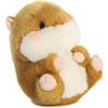 Aurora World Criceto di Peluche, Colore Marrone, Bianco e Rosa