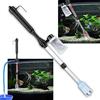 FAST WORLD SHOPPING ® Filtro Aspirarifiuti per Ghiaia Acquario Dolce Salato Sifone Aspira Rifiuti Sabbia Pulizia Fondale Pompa Travaso Acqua Pompa per Travasare