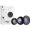 Lomography Lomo'Instant Bianco + 3 Lenti- Fotocamera istantanea