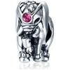 LES FOLIES DI PAOLA GRIECO Charm Elefante Sacro Indiano portafortuna in argento 925 - Les Folies per Pandora