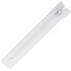 Aerzetix - Set di 15 Cerniere Lampo a Spirale N°5 16cm Non separabili Classiche con cursore - in Metallo Nylon Poliestere - Colore Bianco - Cucito Riparazione creazione Tessile