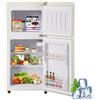 Generic Frigorifero combinato doppia porta 60 litri volume congelatore 22 litri frigorifero 102 kWh/anno -27°C ∽ 13°C conservazione differenziata mini frigorifero per camera da letto bianco