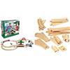 BRIO 33512 Set Ferrovia con Scambio, World Ferrovie, et Raccomandata 3+ & 33402