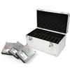 VBESTLIFE Custodia per Disco Rigido, 3.5 IDE SATA HDD 10 bay Multi-Protezione HDD Storage Box Valigia, Valigia di Protezione in Alluminio Ed Eva per 10 Dischi Rigidi da 3.5