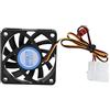 Diyeeni Ventola di raffreddamento, 4 pin / 3 pin Dc12V 6 cm Silenzio di alta qualità, con 11 pale, ventola dissipatore CPU